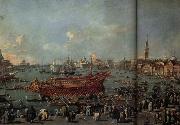 Francesco Guardi The Departure of the Doge on Ascension Day oil on canvas